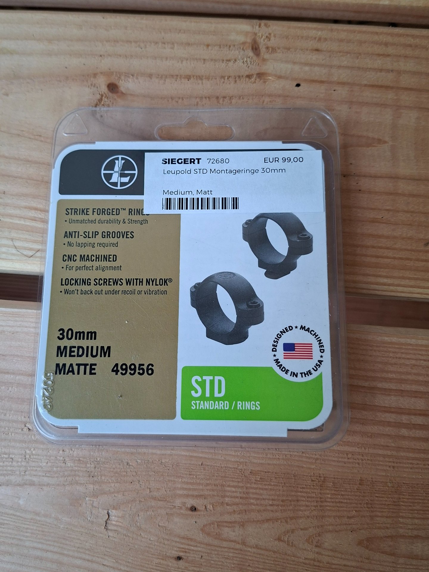 Leupold STD 30mm Ringe Medium – Bild 2