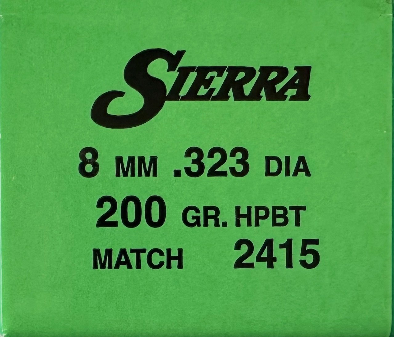 SIERRA Geschosse, 8mm, 200 grs. HPBT Match, 2415 – Bild 1