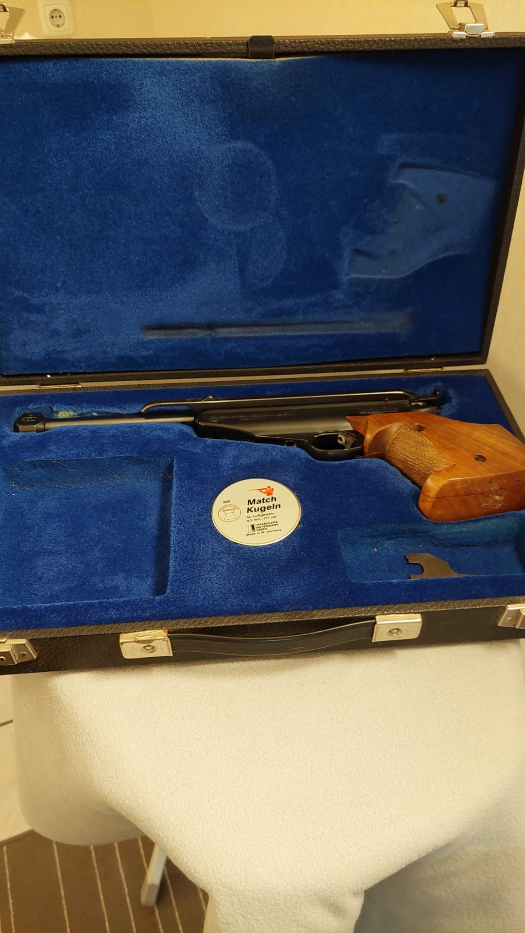 Feinwerkbau Mod.65 ,Cal 4,5/.177 Druckluft-Matchpistole – Bild 3