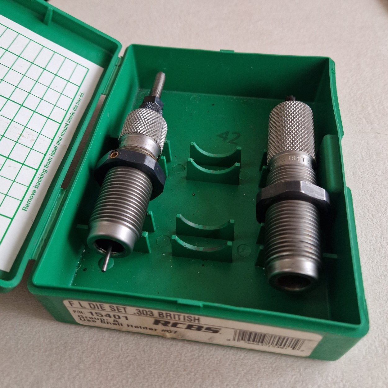 Matrizensatz .303british, RCBS – Bild 2
