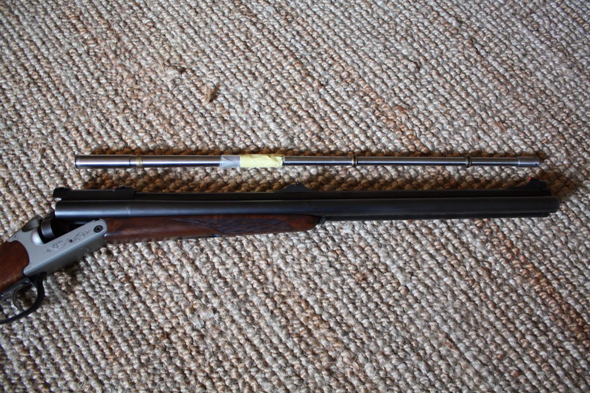 Blaser D99 Drilling 9,3x74R 20/76 .222 7x57R Keller Simmann Einsteckläufe – Bild 11