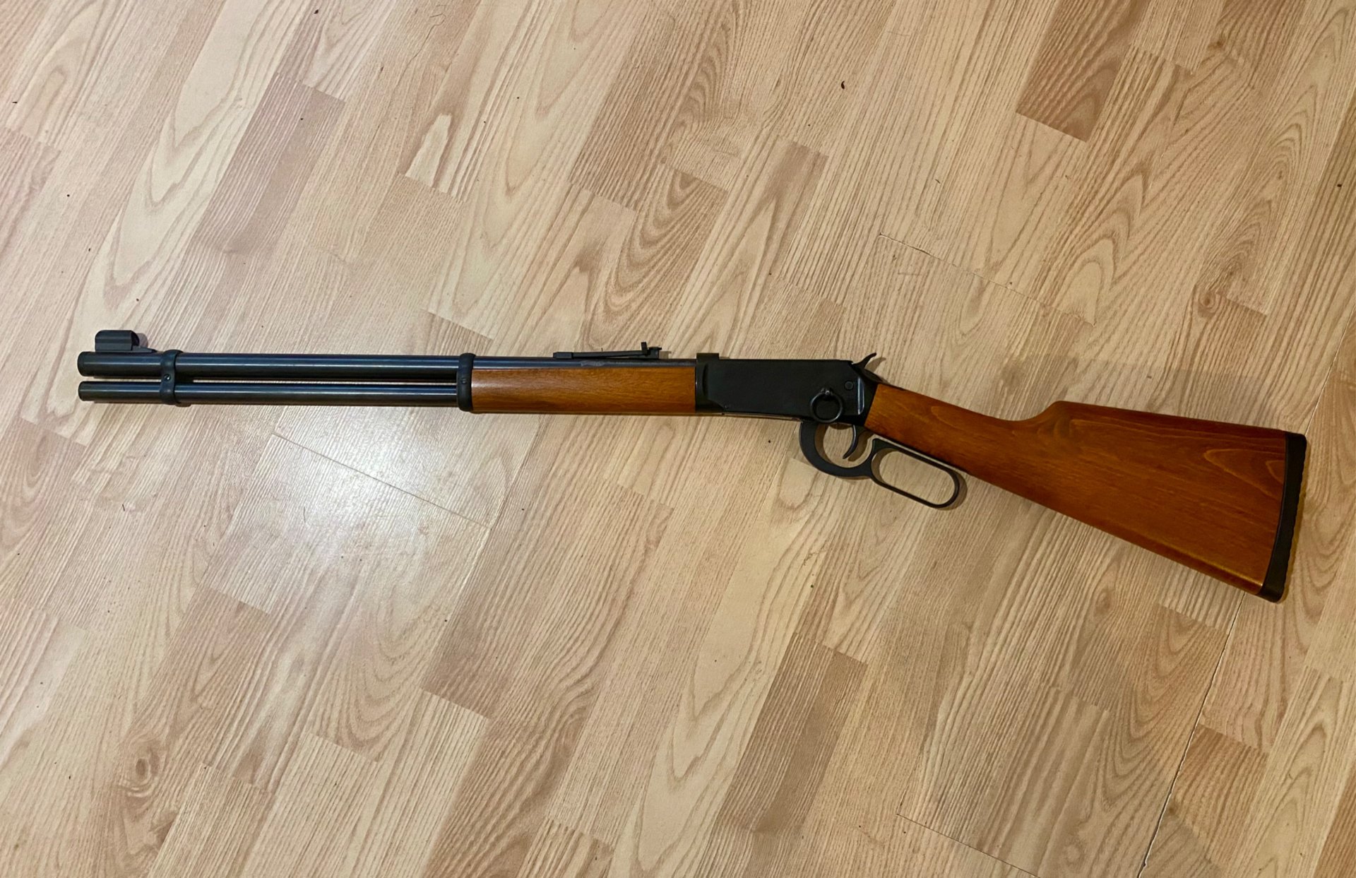 Walther Lever Action Long – CO2-Gewehr 4,5 mm (.177) Diabolo – Echtholz – Bild 1