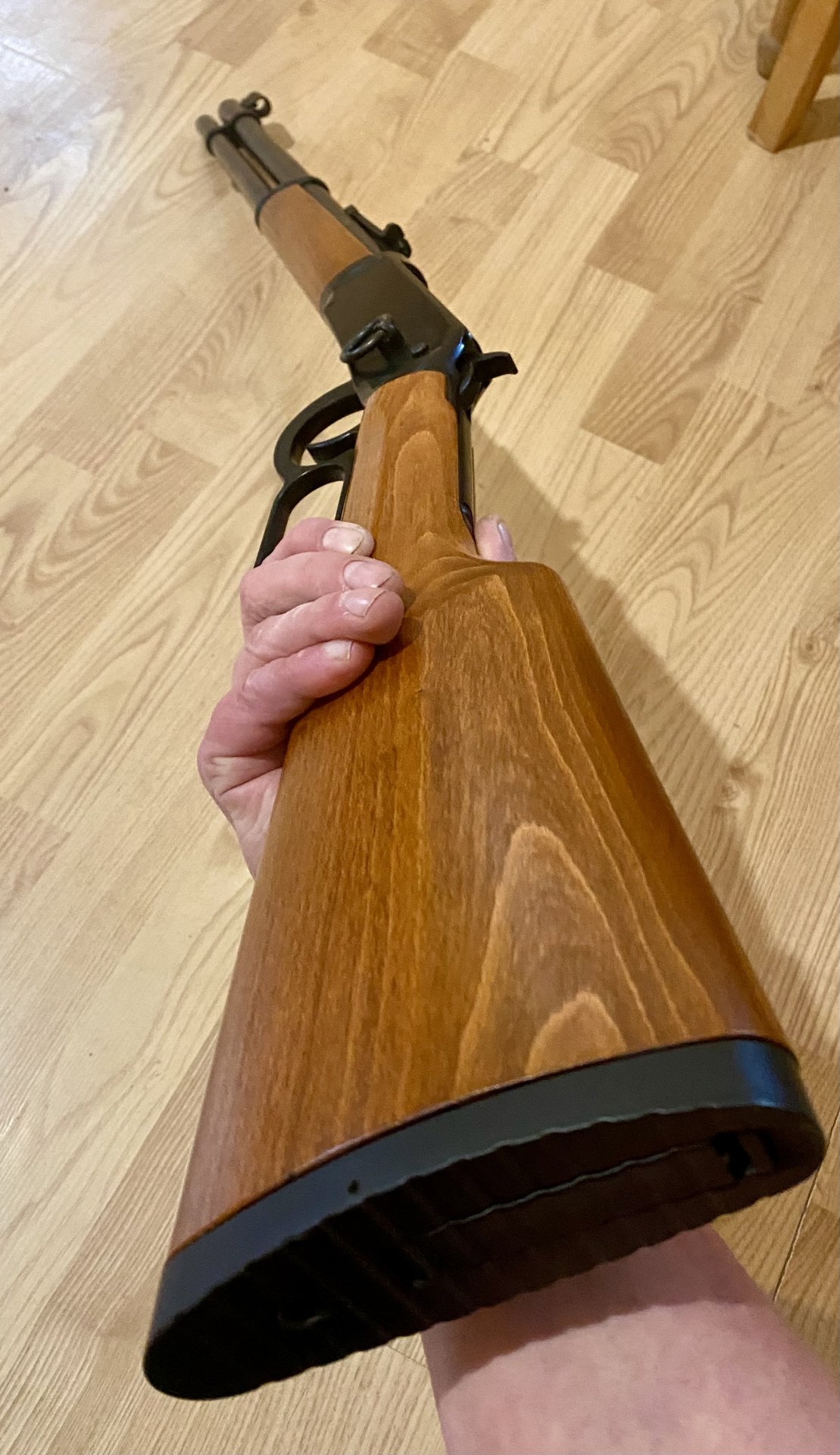 Walther Lever Action Long – CO2-Gewehr 4,5 mm (.177) Diabolo – Echtholz – Bild 5