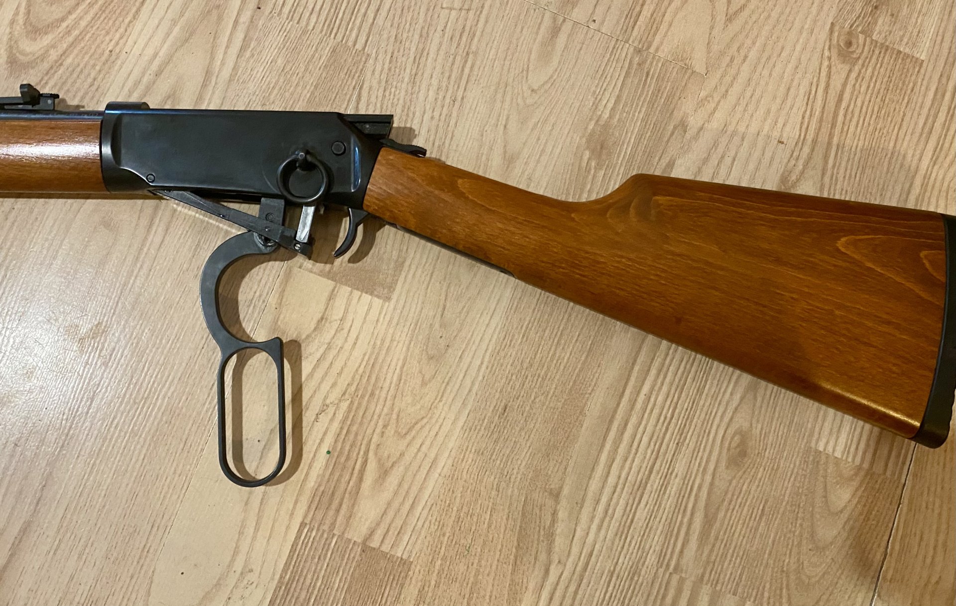 Walther Lever Action Long – CO2-Gewehr 4,5 mm (.177) Diabolo – Echtholz – Bild 2