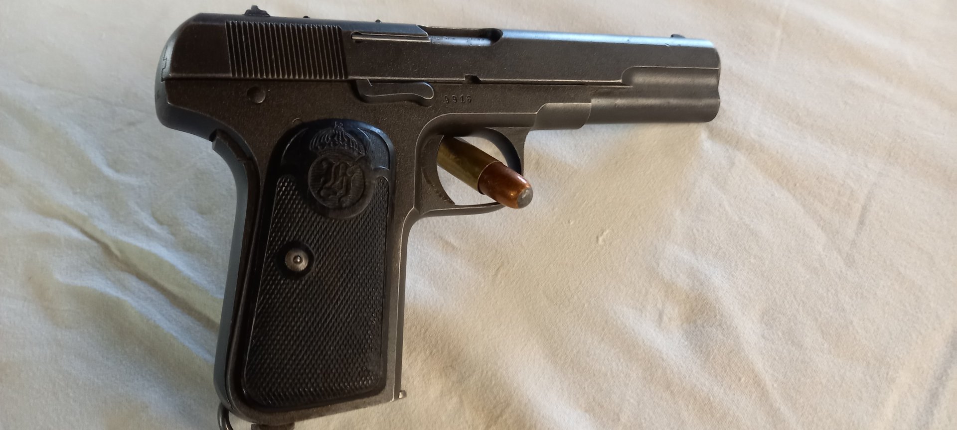 Husqvarna M1907, Kal. 9mmBrowning ,Sammler und Ordonanz aufgepasst TOP – Bild 2