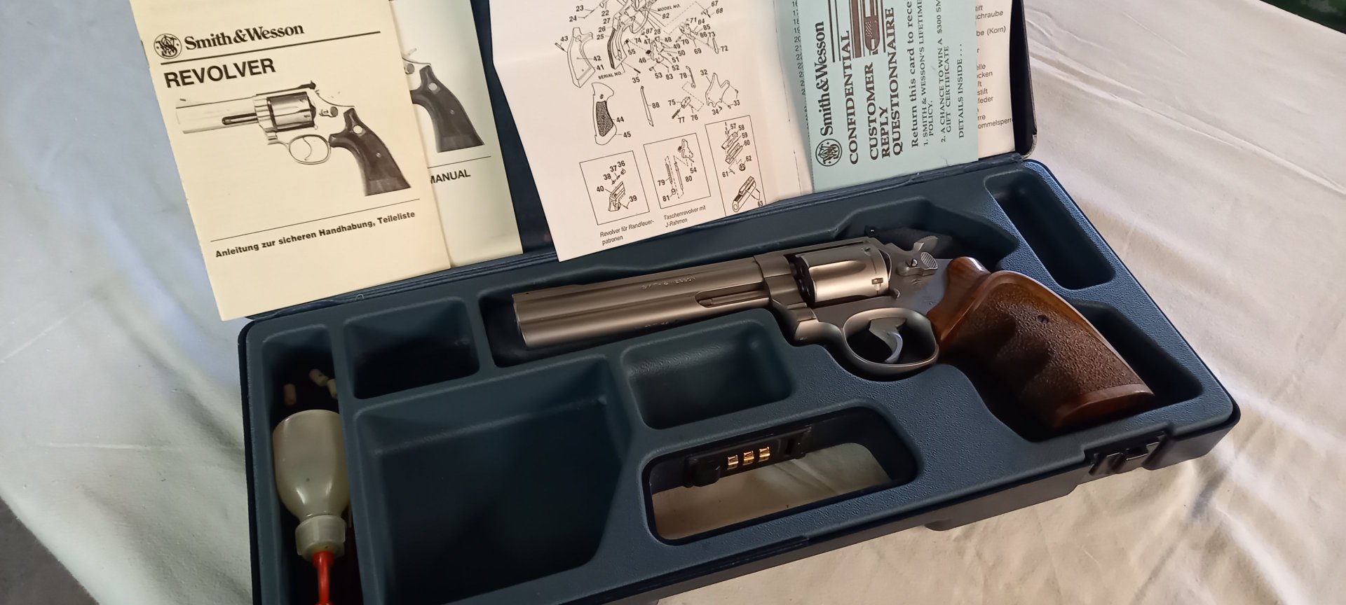 S&W 617-1 Target Champion , Top Zustand in OVP Kal. .22lr – Bild 6