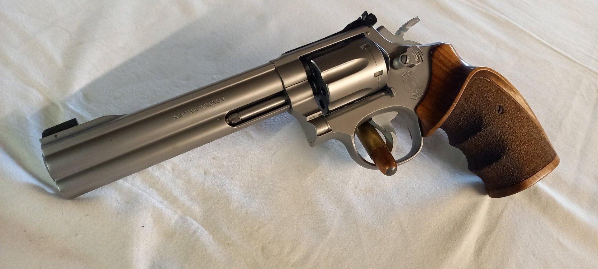 S&W 617-1 Target Champion , Top Zustand in OVP Kal. .22lr – Bild 2