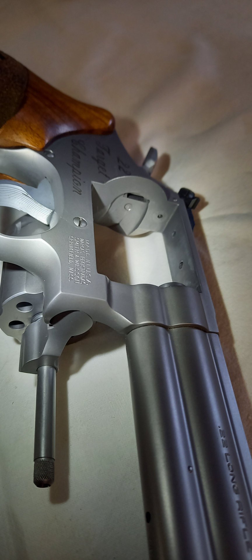 S&W 617-1 Target Champion , Top Zustand in OVP Kal. .22lr – Bild 4