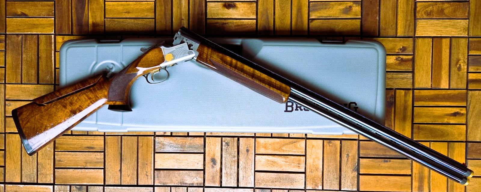 Gebrauchte Browning Ultra XS Bockdoppelflinte,Kal.12/76 im Koffer,Schaft Einstellbar, Wechselchokes – Bild 2