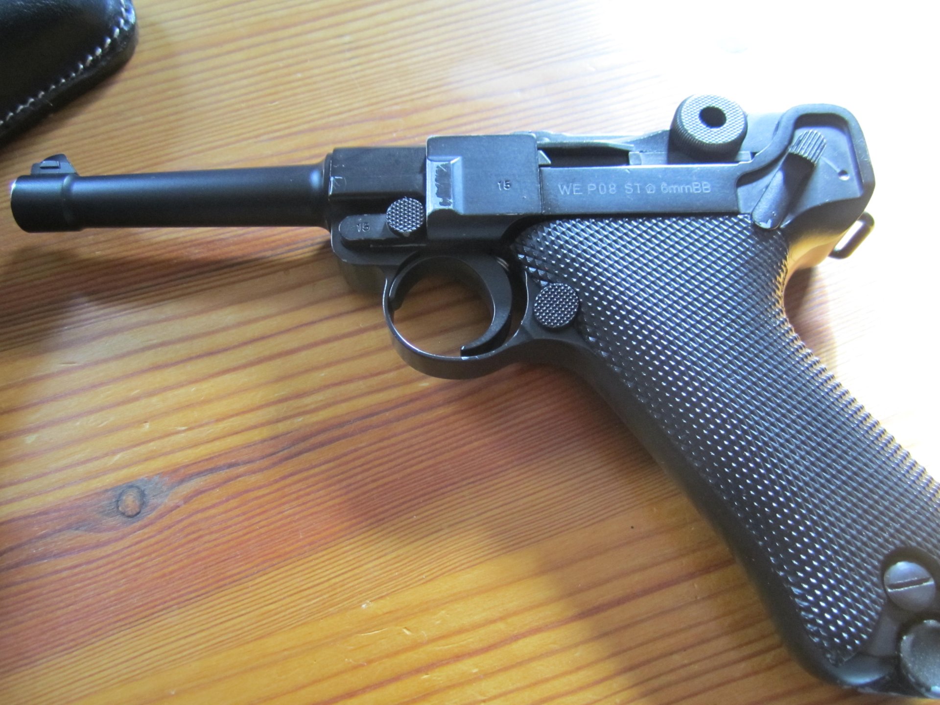 WE 08,mit Holster, Pistole 08,Vollmetall,Deko,Airsoft,Luger,Wei-Etech,Vollmetall – Bild 2