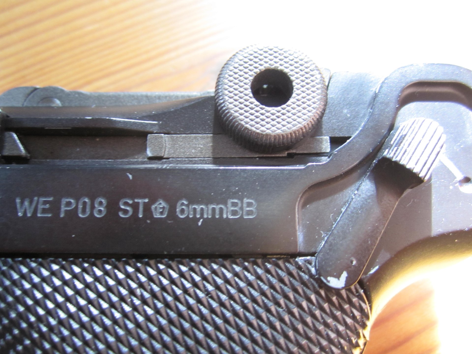 WE 08,mit Holster, Pistole 08,Vollmetall,Deko,Airsoft,Luger,Wei-Etech,Vollmetall – Bild 7