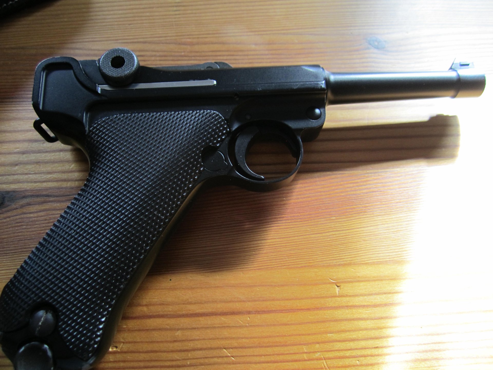 WE 08,mit Holster, Pistole 08,Vollmetall,Deko,Airsoft,Luger,Wei-Etech,Vollmetall – Bild 4