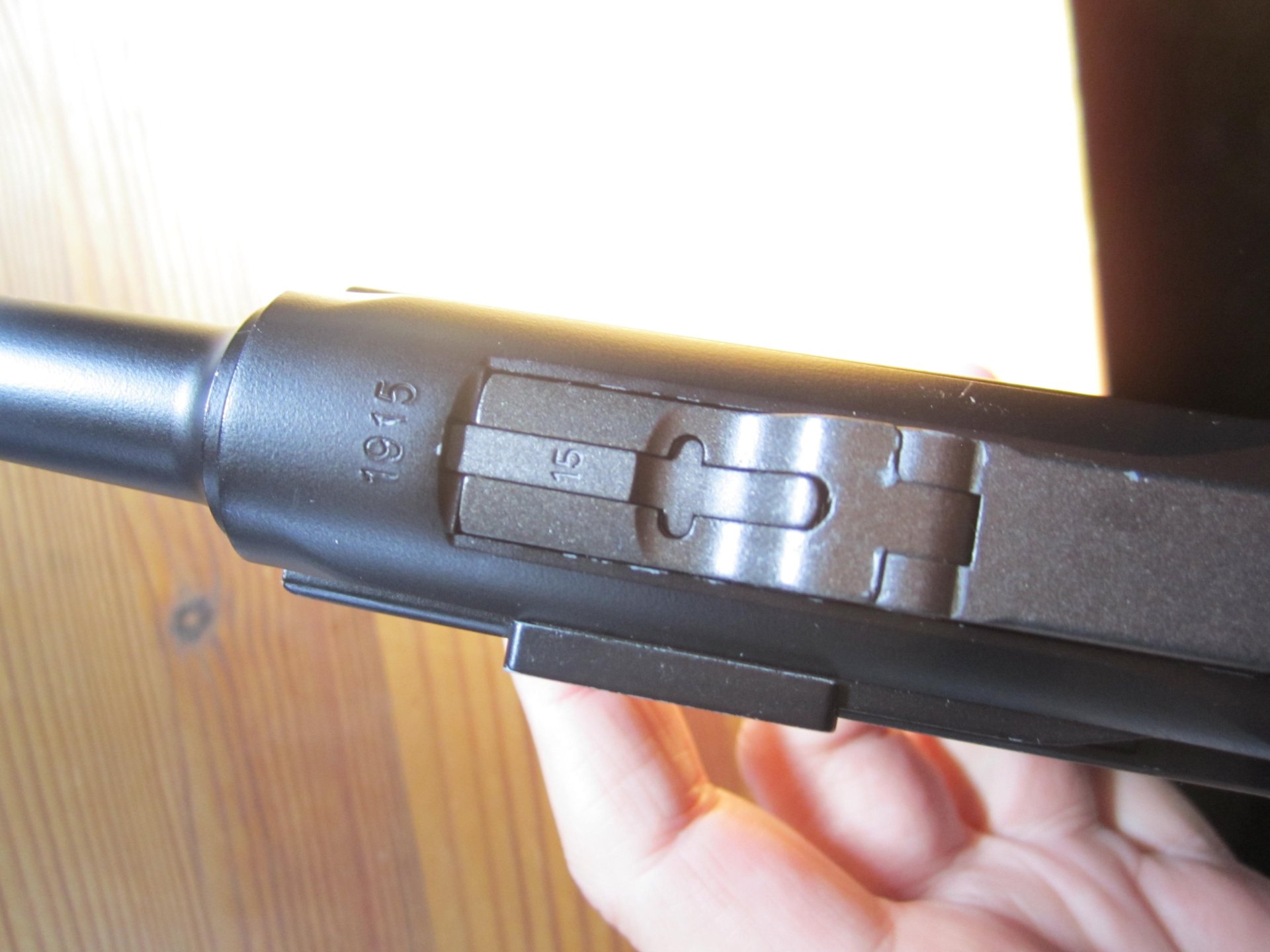 WE 08,mit Holster, Pistole 08,Vollmetall,Deko,Airsoft,Luger,Wei-Etech,Vollmetall – Bild 5