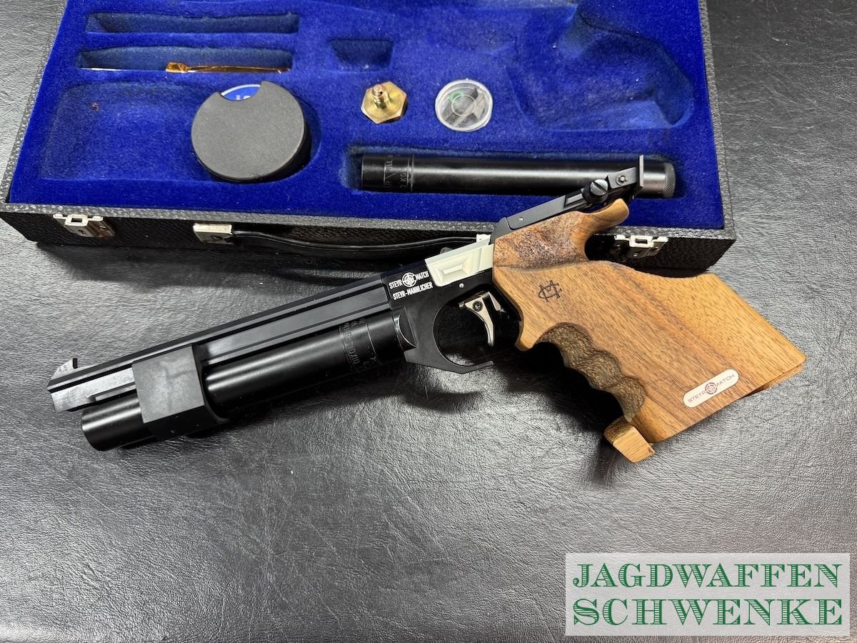 Steyr Match Luftpistole Mod. LP1 CO2 in 4,5mm .177 "Umrüstung auf Druckluft möglich" Hersteller – Bild 2