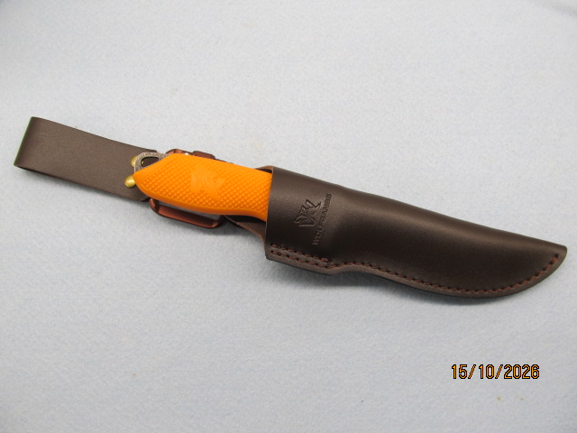 Odenwolf W1 / 440C / Black/Orange / Lederscheide / NIB – Bild 3