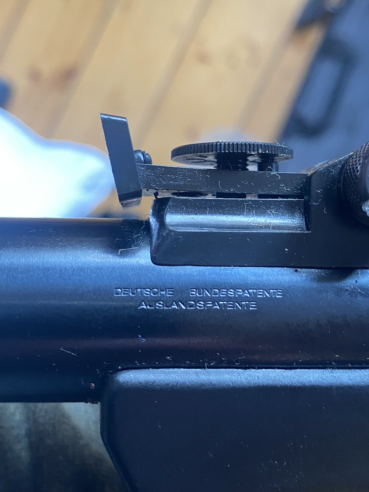 Diana Mod. 6 – klassische Match-Luftpistole, Baujahr 1979, Kaliber 4,5 mm, mit Koffer – Bild 8