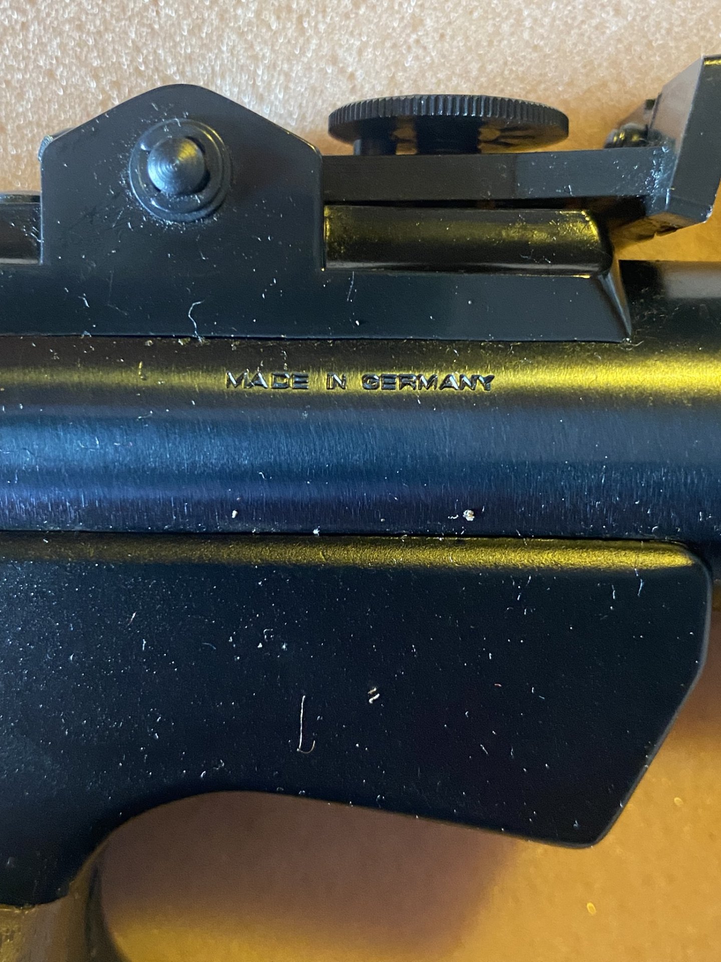 Diana Mod. 6 – klassische Match-Luftpistole, Baujahr 1979, Kaliber 4,5 mm, mit Koffer – Bild 7