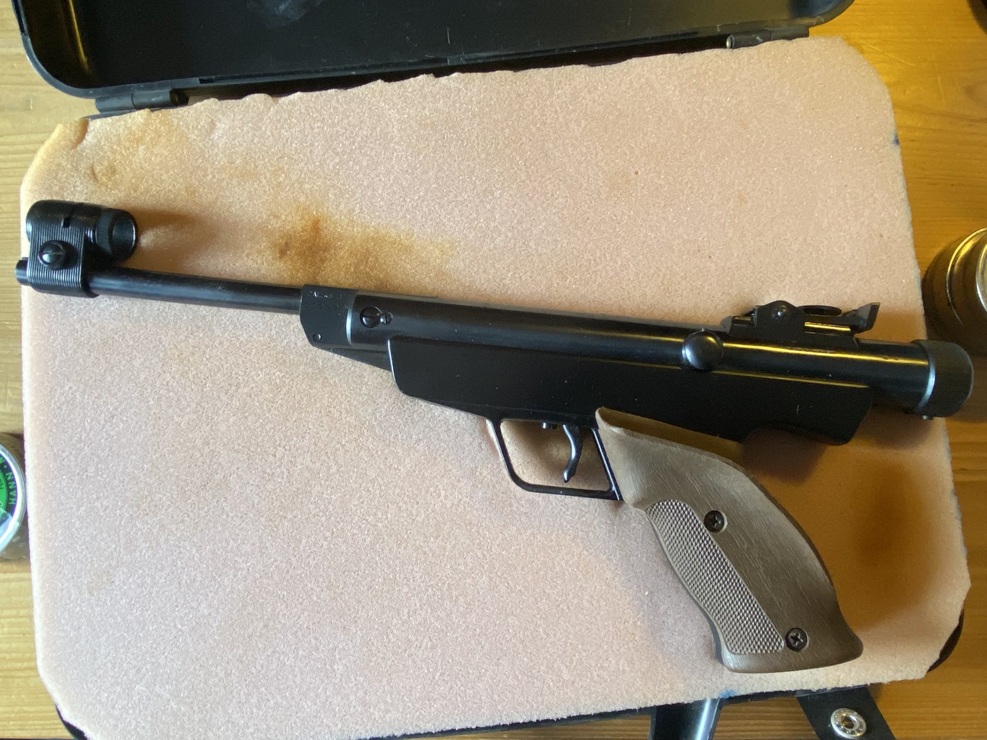 Diana Mod. 6 – klassische Match-Luftpistole, Baujahr 1979, Kaliber 4,5 mm, mit Koffer – Bild 5