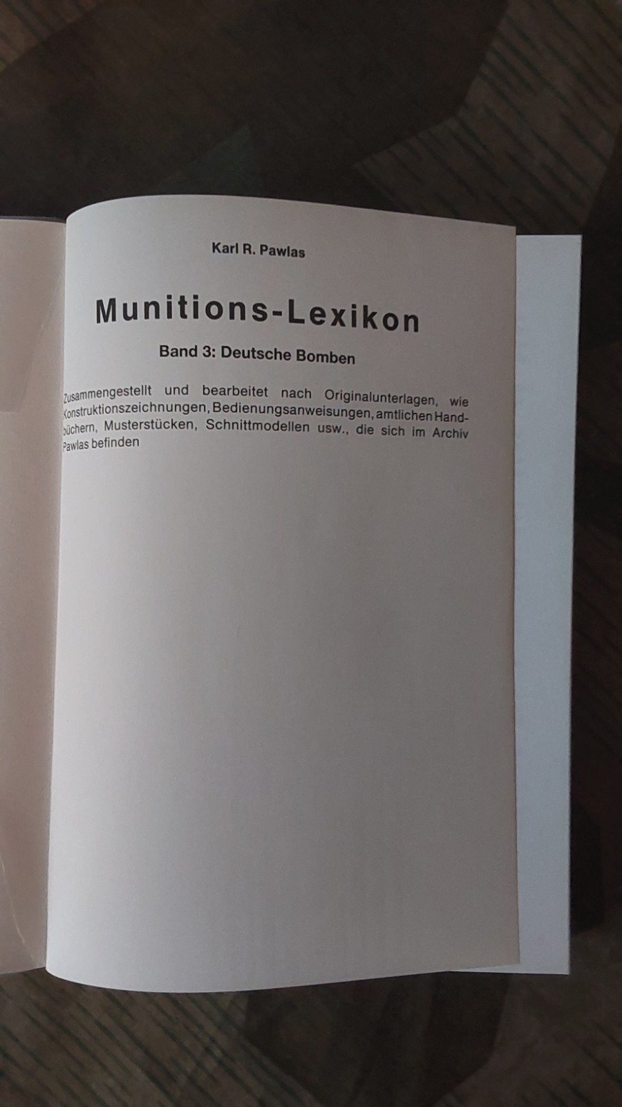 Pawlas Munitionslexikon Band 3 Deutsche Bomben – Bild 2