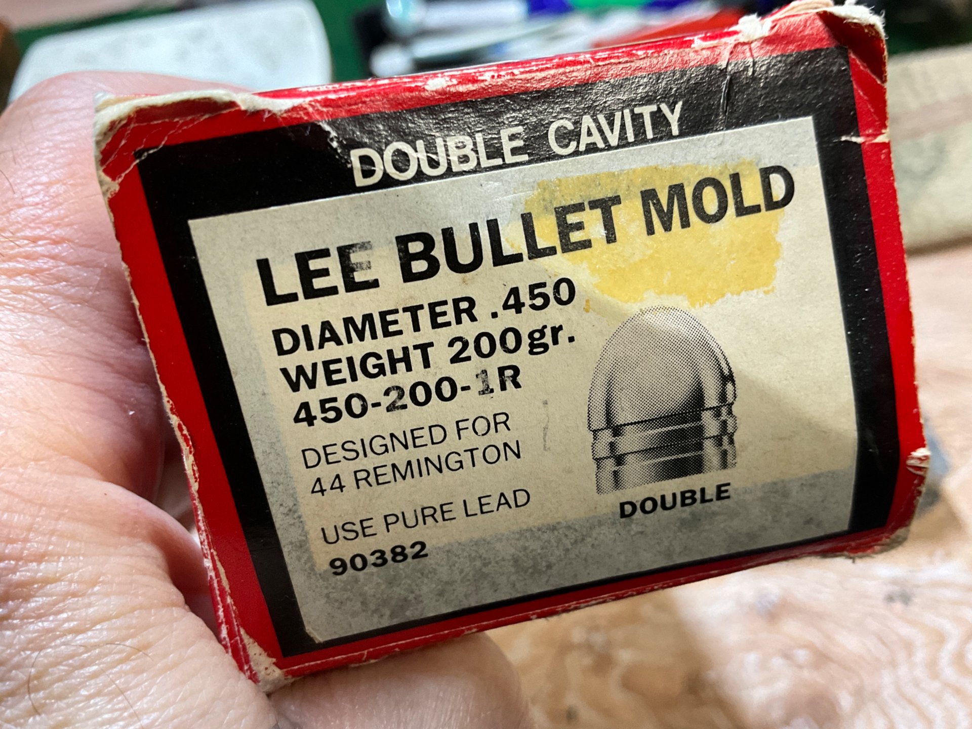 Lee 2 Fach Kugelzange DIA.450-200gr. Speziell für .44 Remington Black Powder – Bild 3