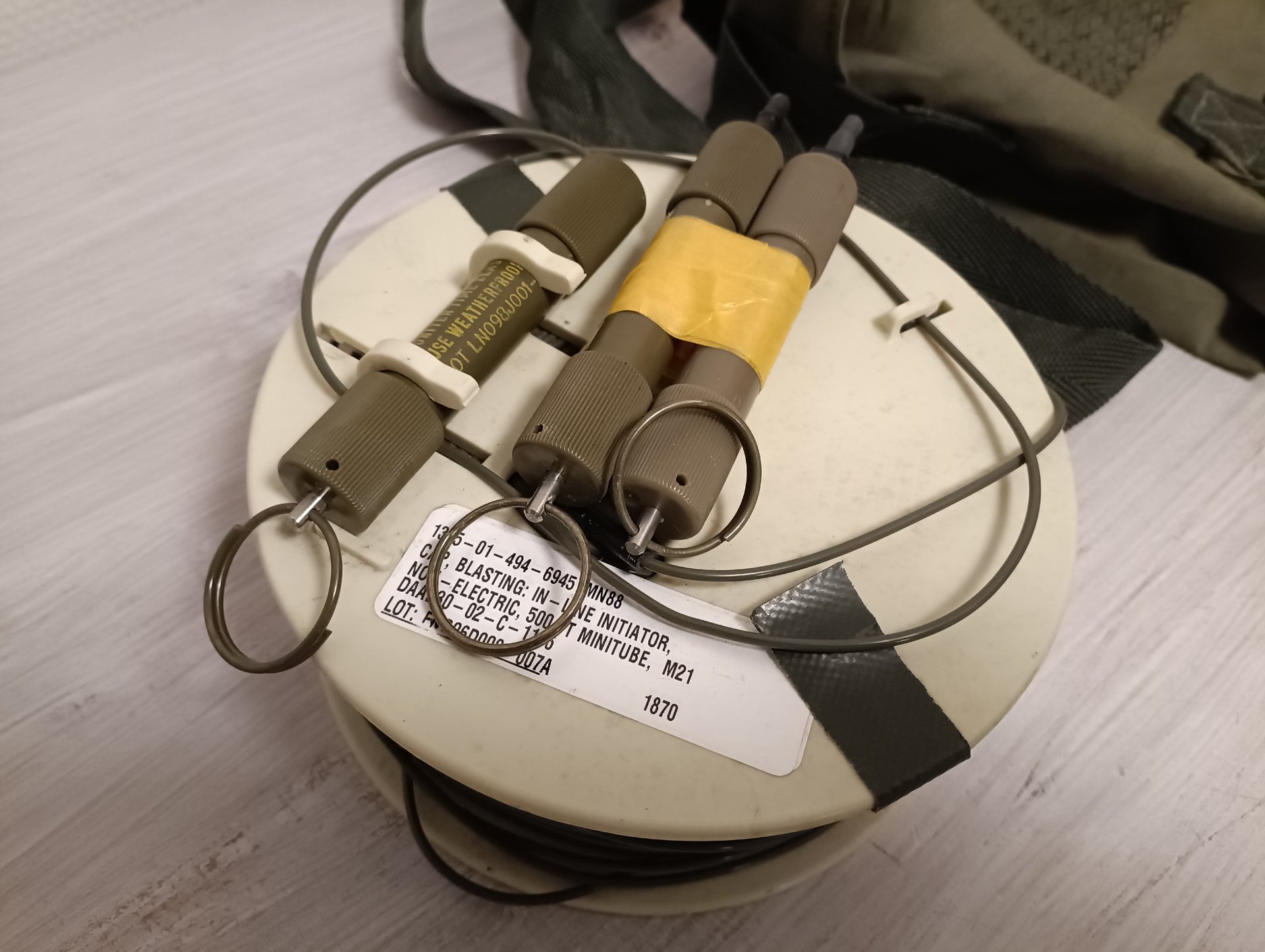 M21 US Sprengschlauch mit Sprengkapsel/Igniter - inert – Bild 1