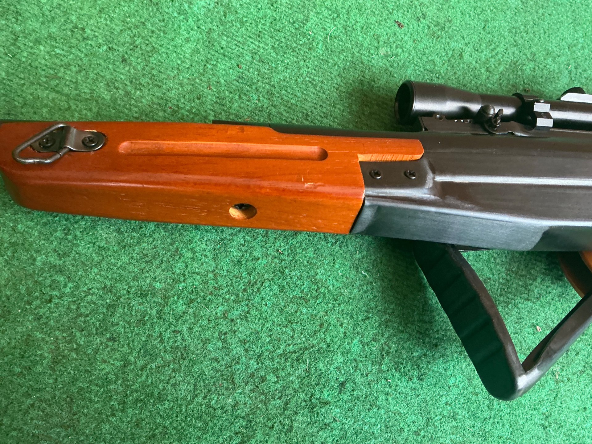 Seitenspanner Luftgewehr Typ AK 47 mit Zielfernrohr – Bild 4