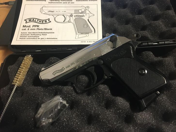 Walther PPK Kal. 8mmK PTB 502 in der äüßerst seltenen Chrom Version! – Bild 3