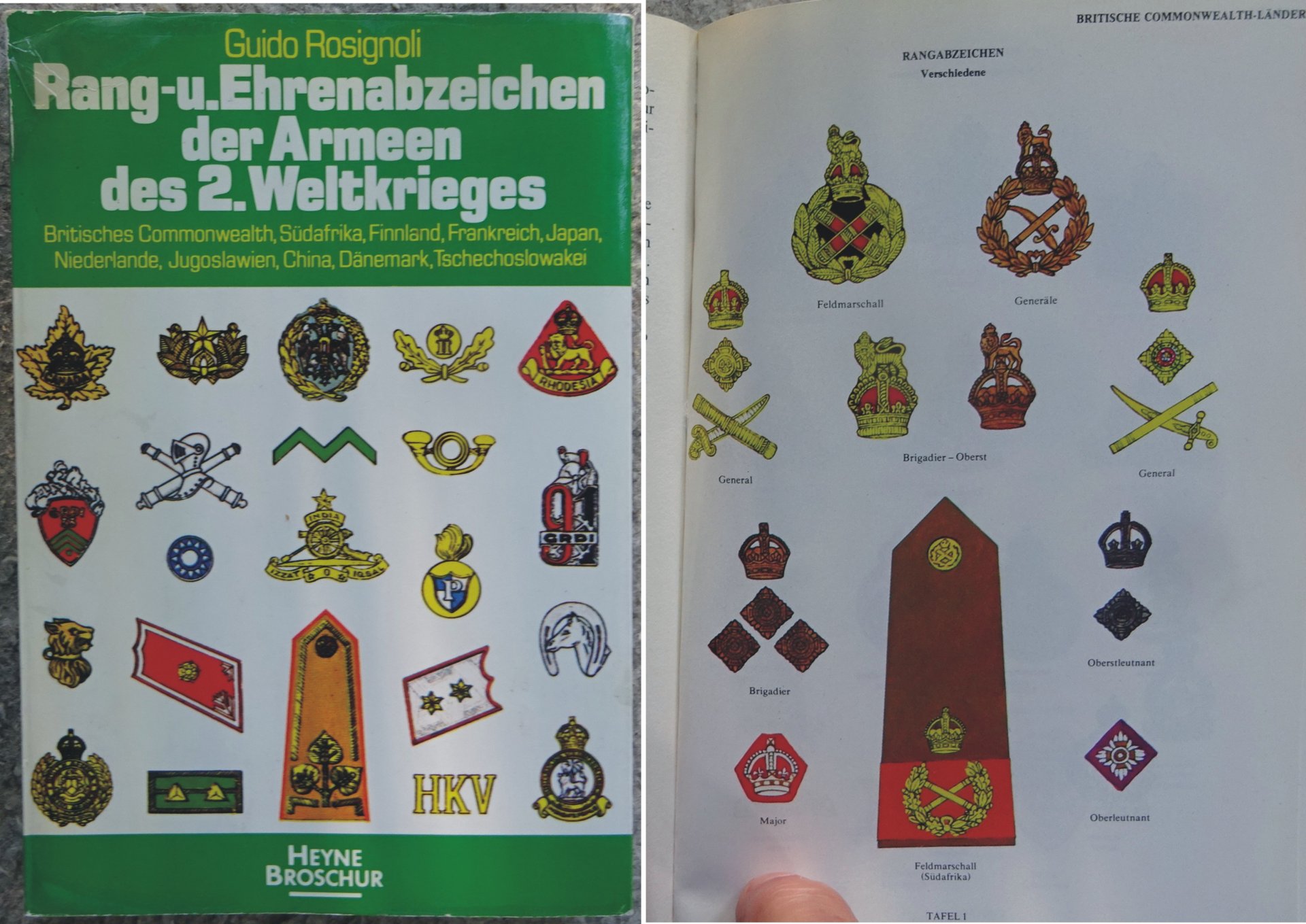 Buch „Rang u.Ehrenabz.des 2.WK“ – Bild 1