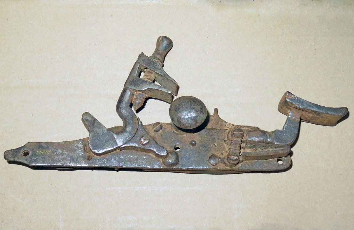 Historisches Steinschloss / Schnapphahnschloss 19. Jahrhundert (Dachbodenfund) – Bild 1