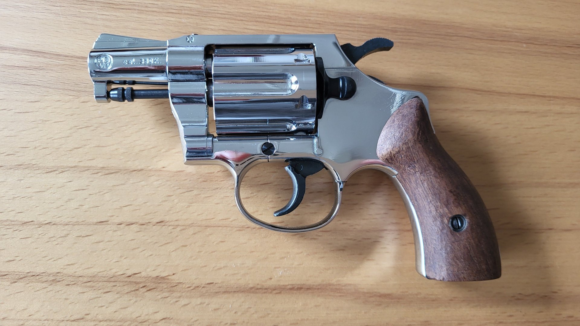 Uma - Lady , 9mm Revolver, Chrom ! – Bild 2