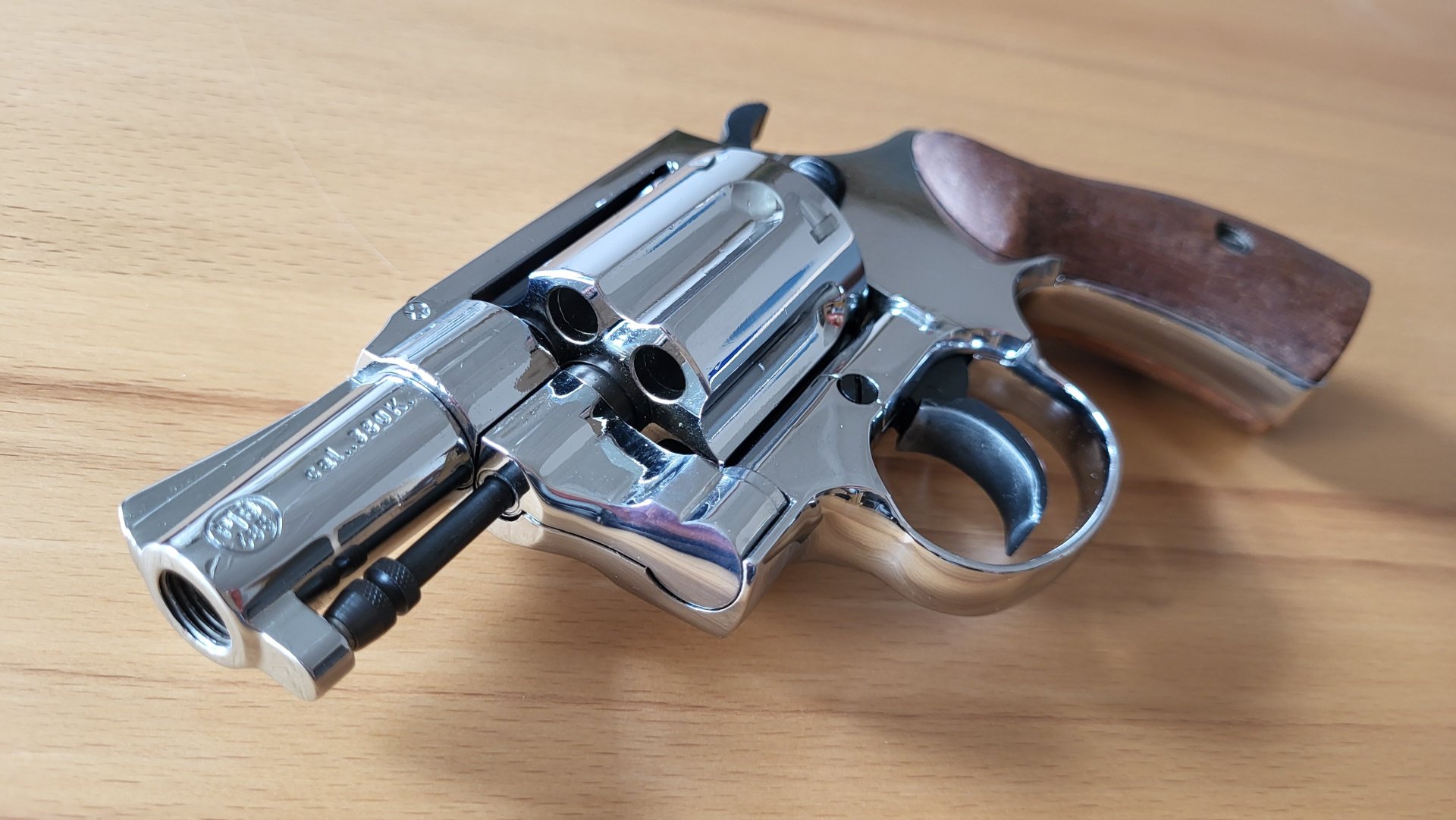 Uma - Lady , 9mm Revolver, Chrom ! – Bild 4