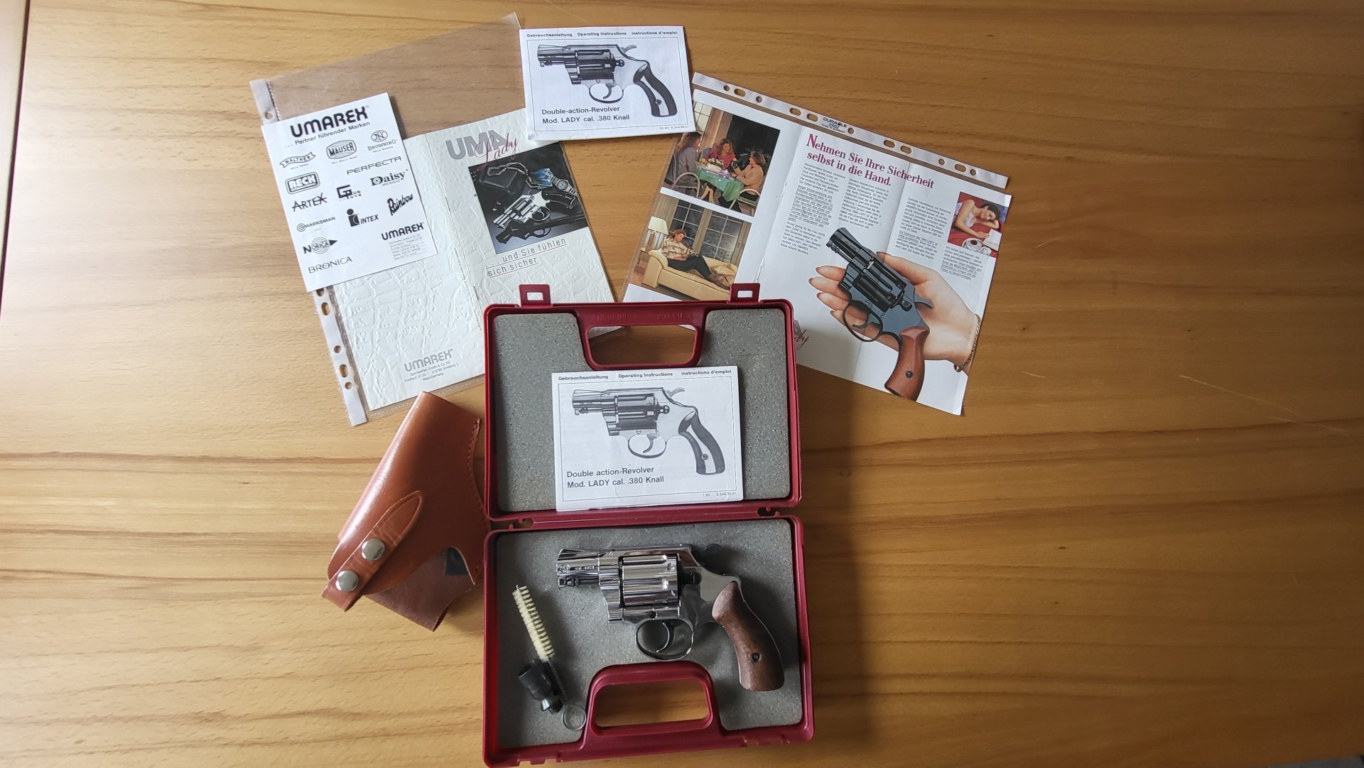 Uma - Lady , 9mm Revolver, Chrom ! – Bild 1