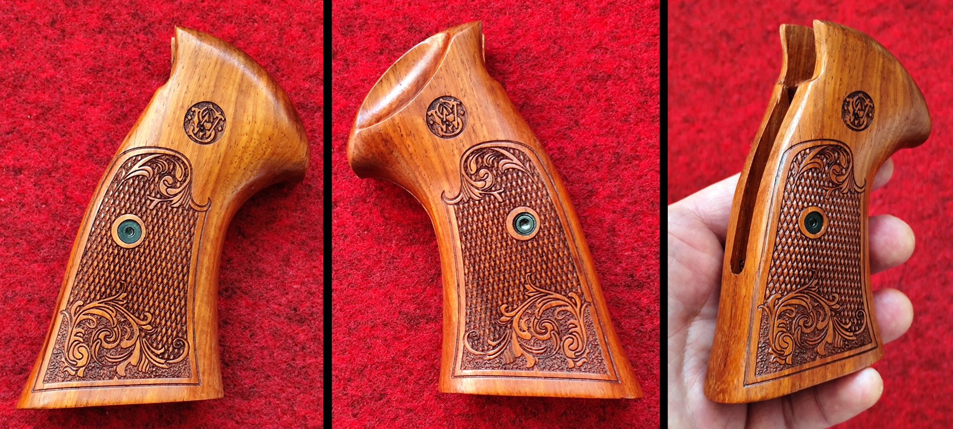 Smith & Wesson Holz Griffschalen S&W Rahm N – Bild 1