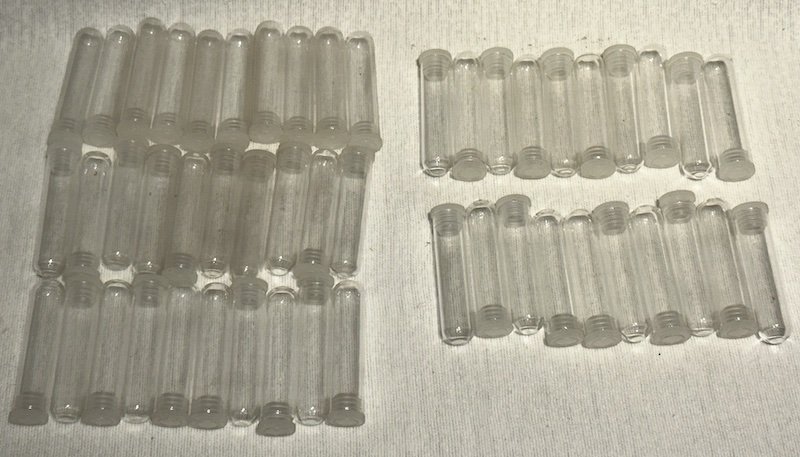 50 Pulverröhrchen aus Glas – Bild 2