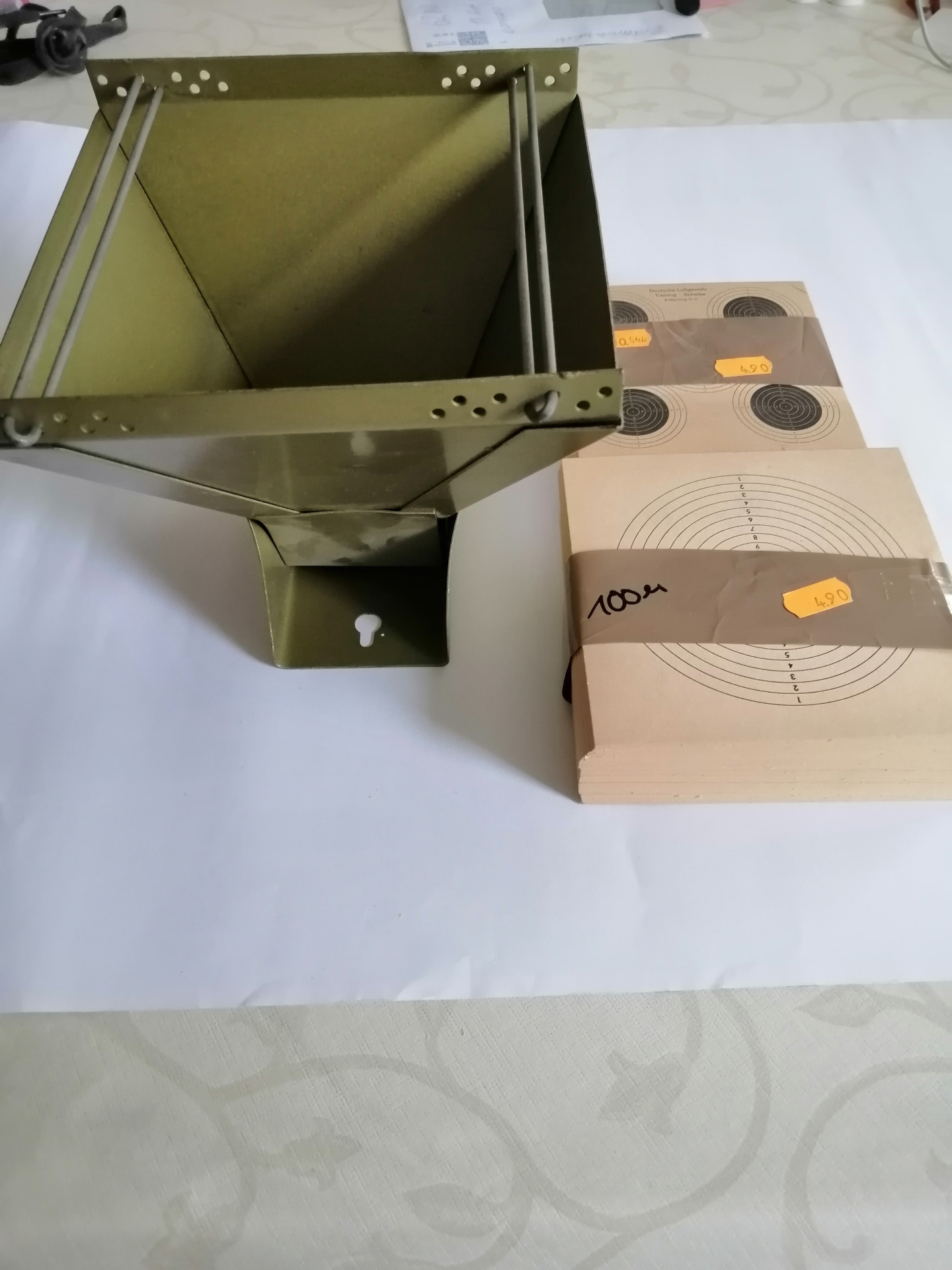 Scheibenkasten - Kugelfang und 2 x 100 Scheiben. – Bild 3