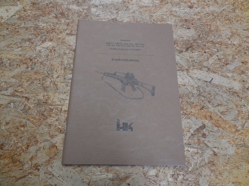 Originaler G36 Ersatzteilkatalog original Heckler Koch, HK, H&K, neu und unbenutzt, 68 Seiten – Bild 1