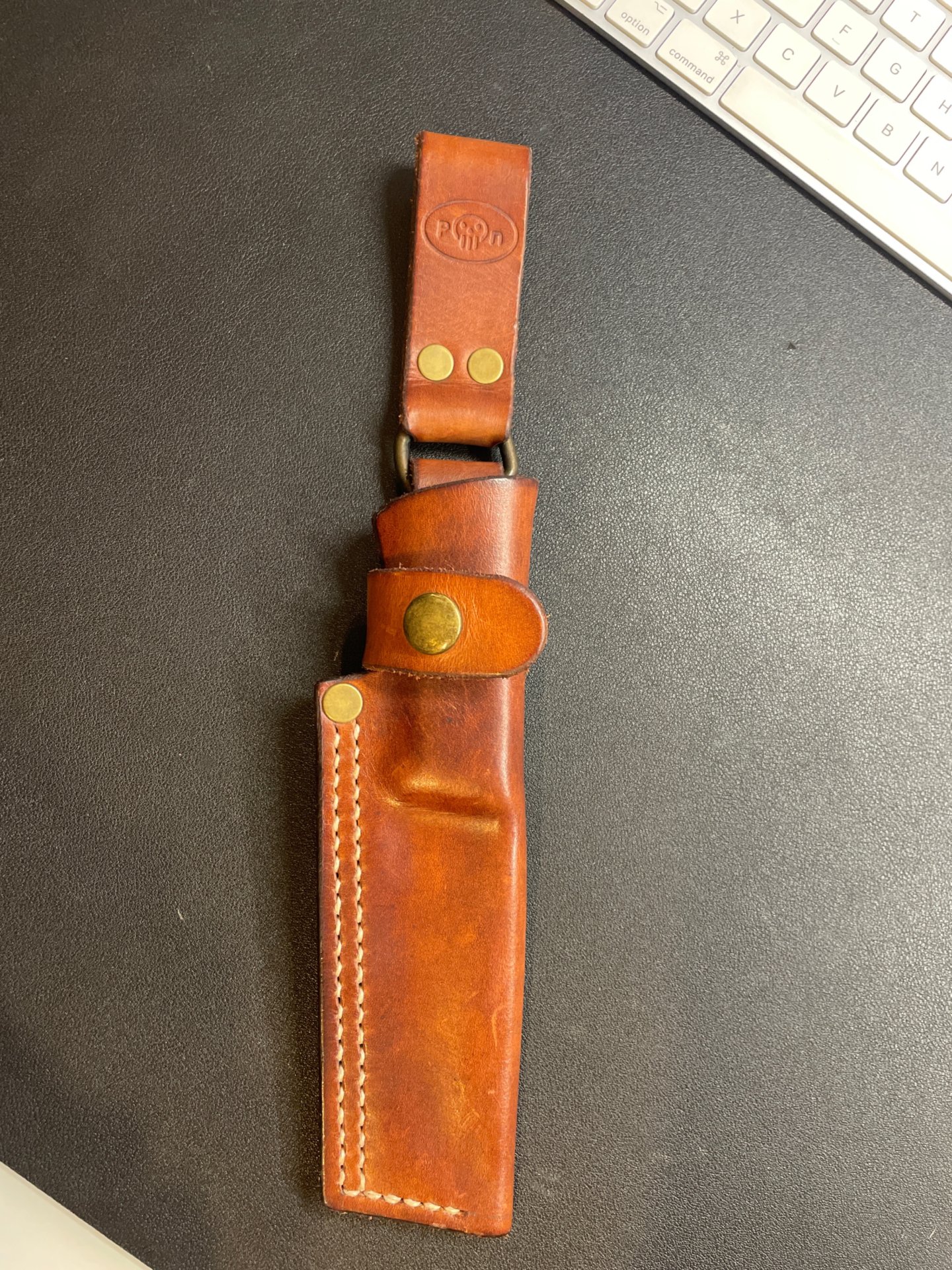 Custom Lederscheide von PN Leather Sweden für Fällkniven F1 – Top Zustand! – Bild 2