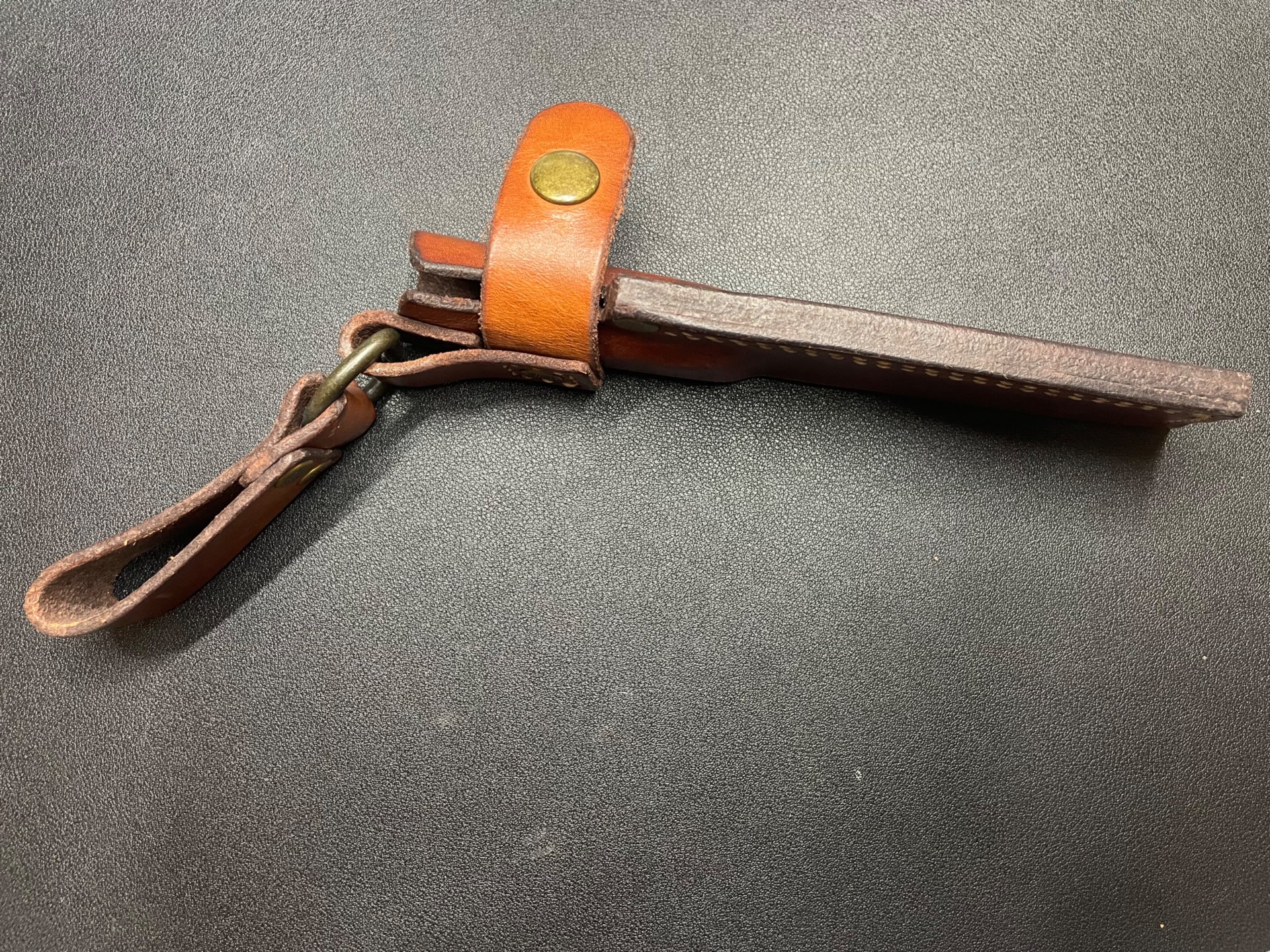 Custom Lederscheide von PN Leather Sweden für Fällkniven F1 – Top Zustand! – Bild 4