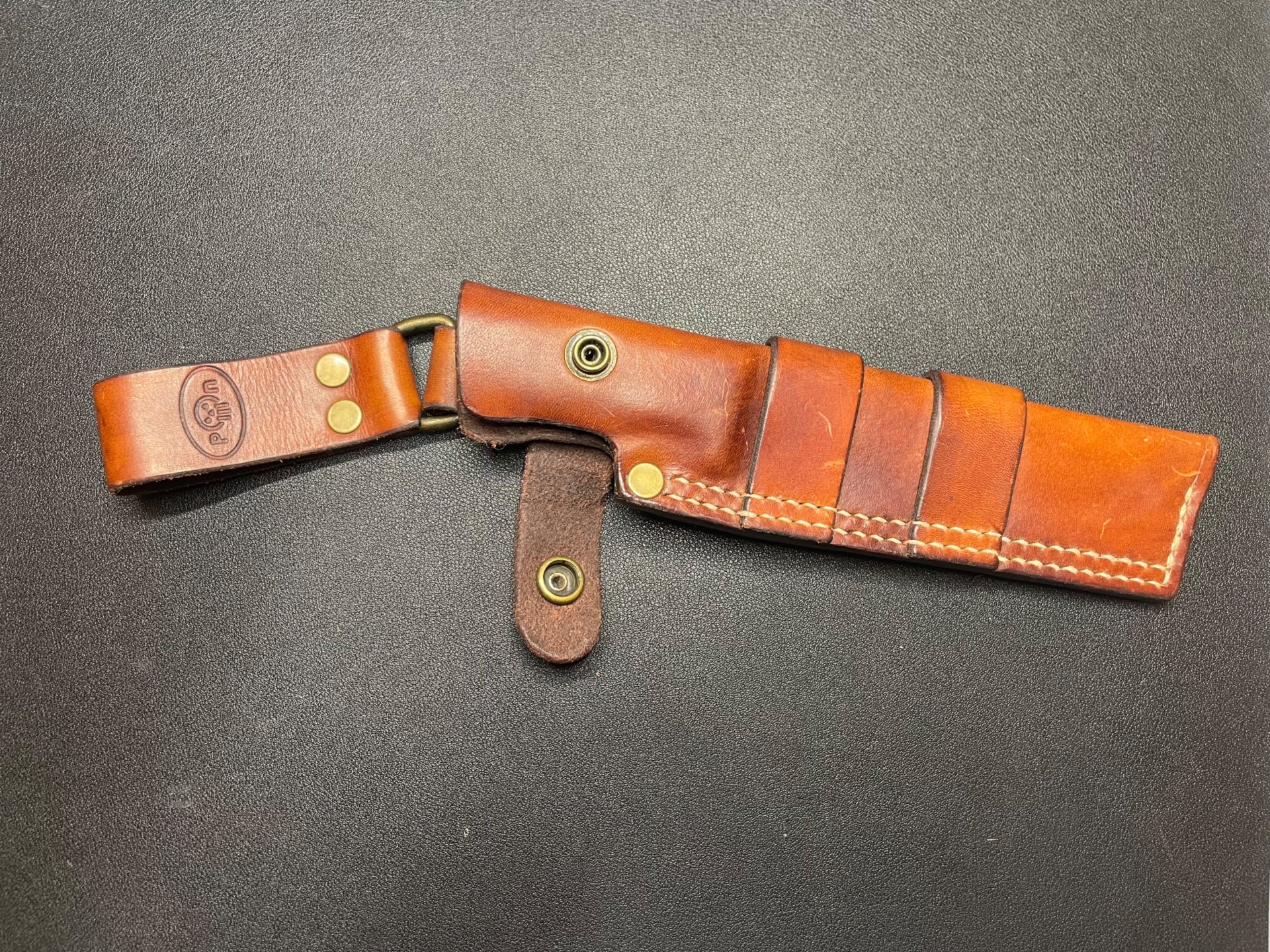 Custom Lederscheide von PN Leather Sweden für Fällkniven S1 – Top Zustand! – Bild 2