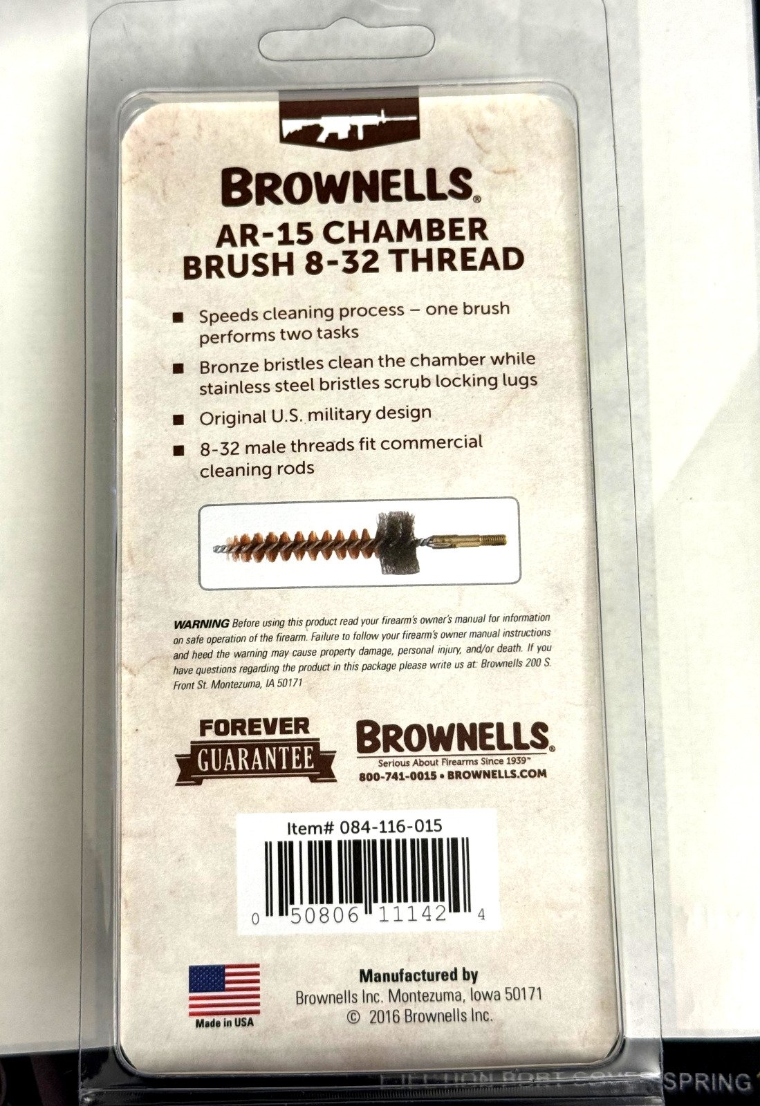 Brownells Chamber Brush Ar15 OA15 M16 M223 – Bild 2