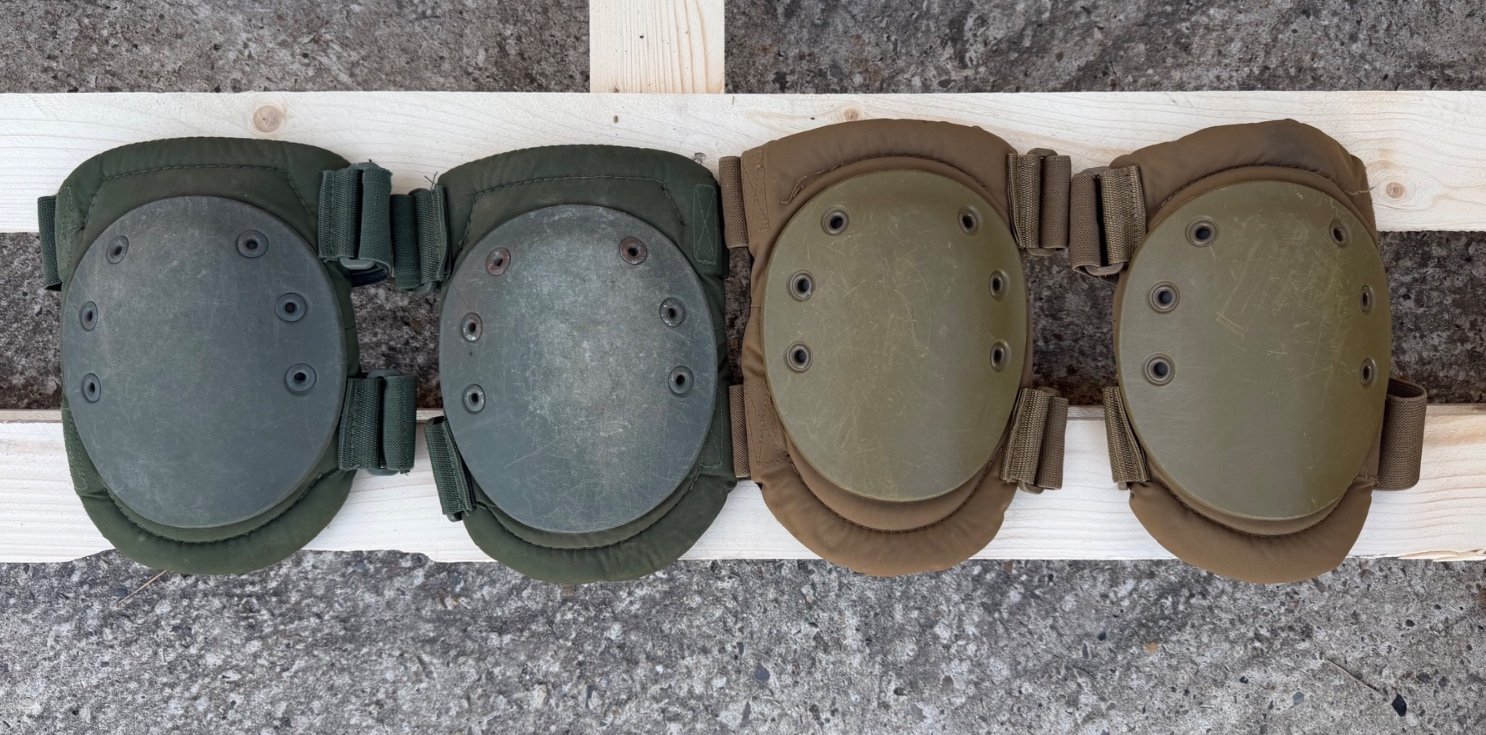 Niederländische Armee Kniepolster Knieschoner Coyote oder Grün – Bild 1