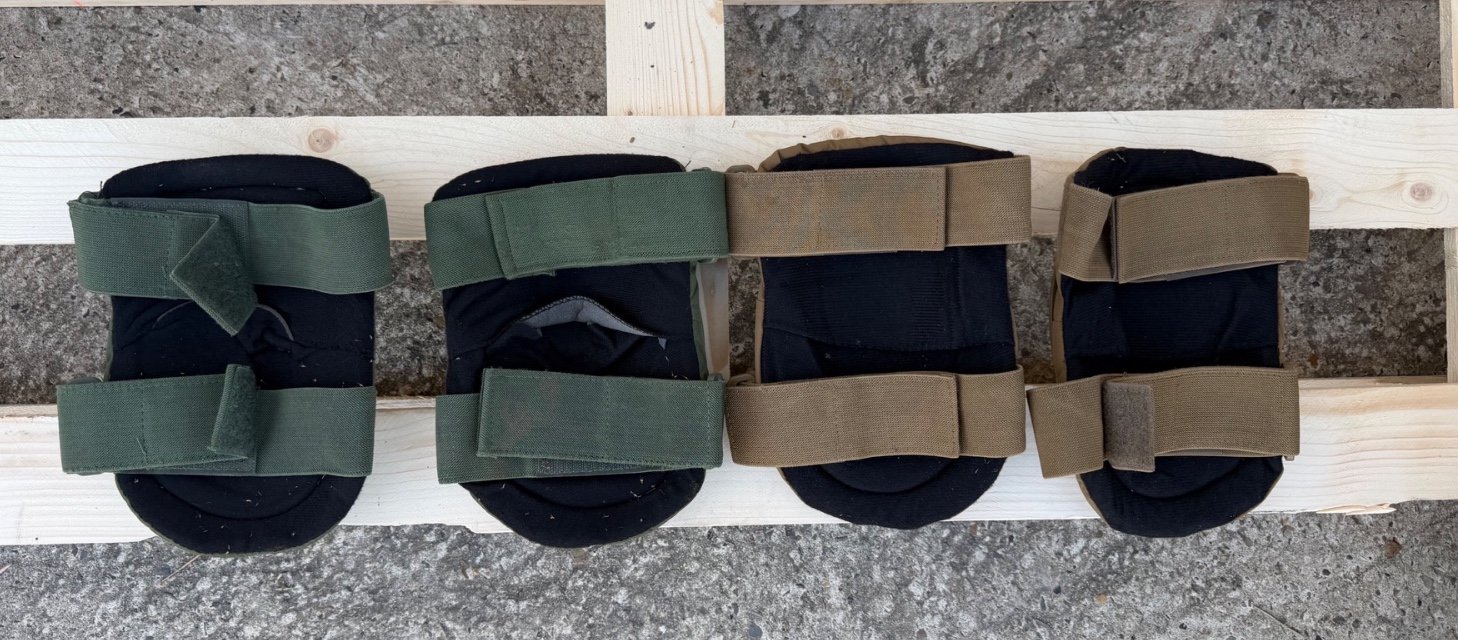 Niederländische Armee Kniepolster Knieschoner Coyote oder Grün – Bild 2