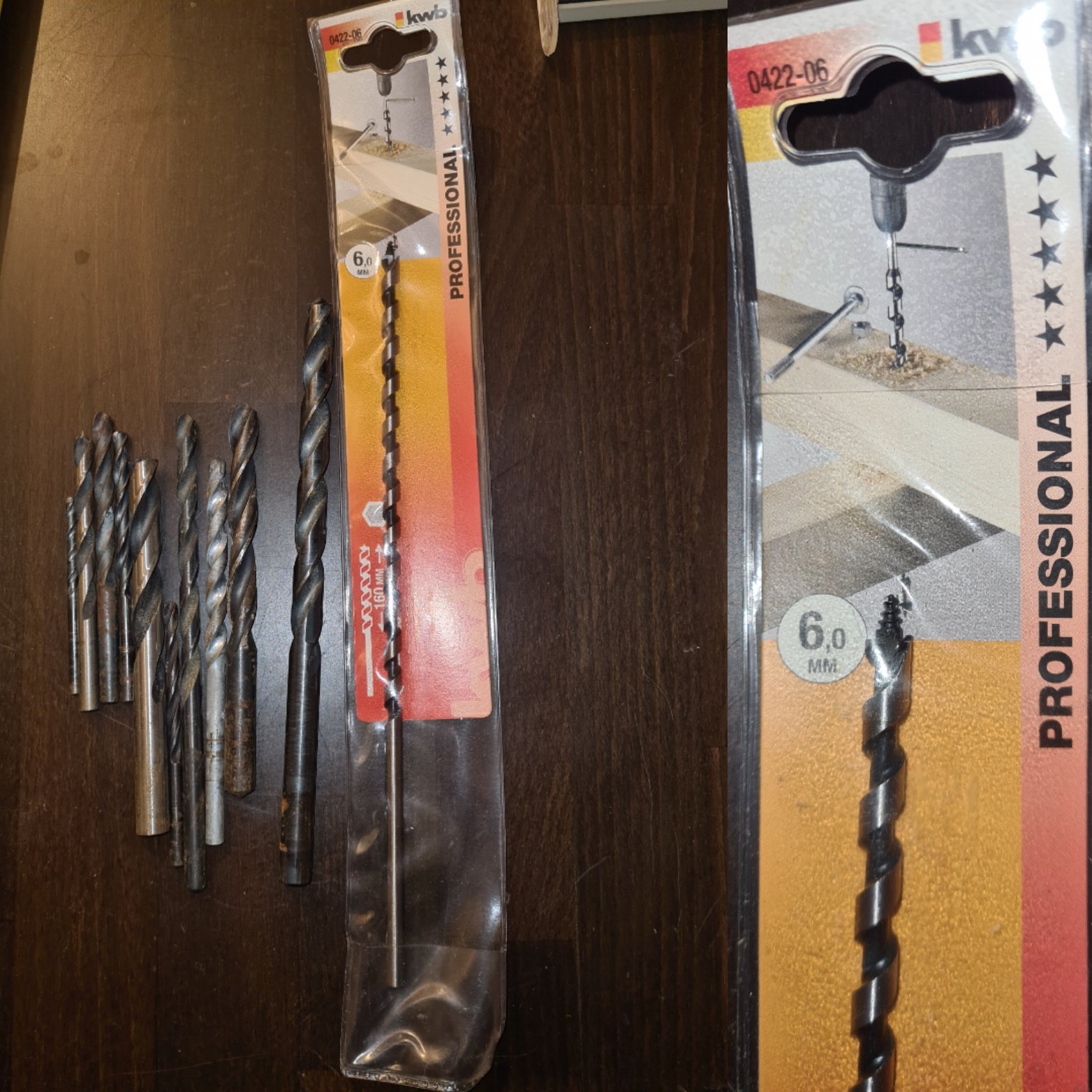 King Craft Bohrersatz – Stahl Beton Holz – HSS Titanbohrer – Werkzeugkonvolut – Bild 2