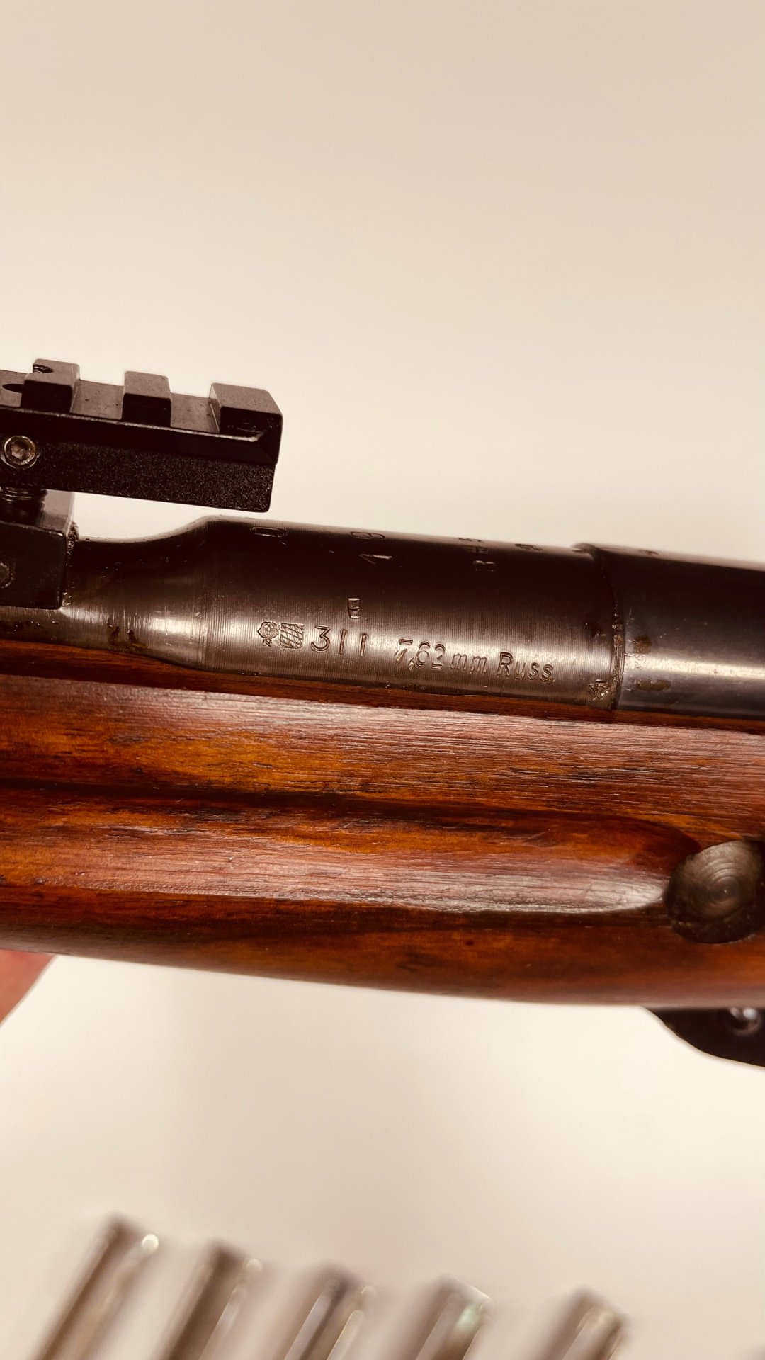 Repetierbüchse Mosin Nagant ( 1950 ) Kal. 7,62x54R mit original Bajonett – Bild 9