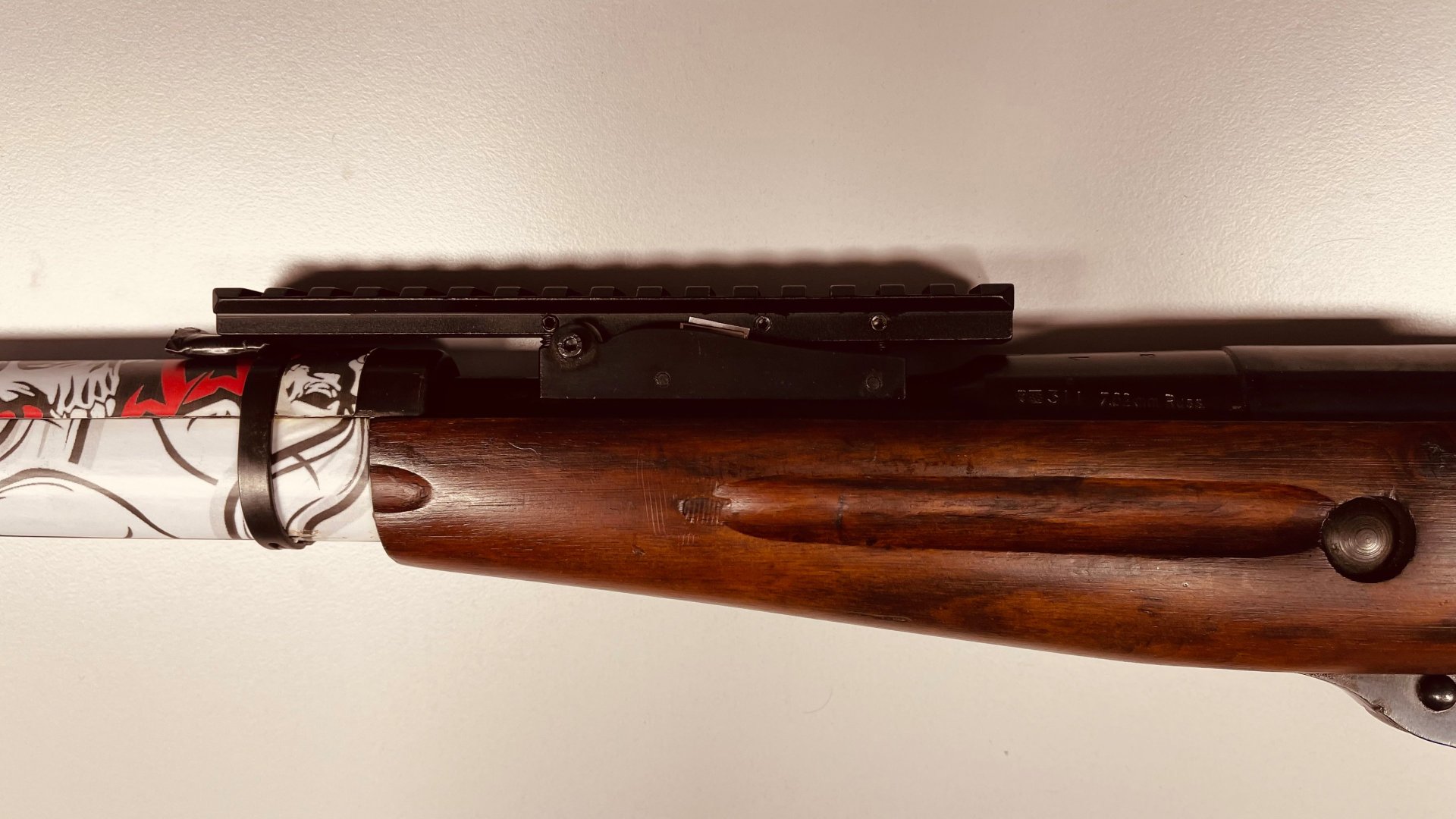Repetierbüchse Mosin Nagant ( 1950 ) Kal. 7,62x54R mit original Bajonett – Bild 7