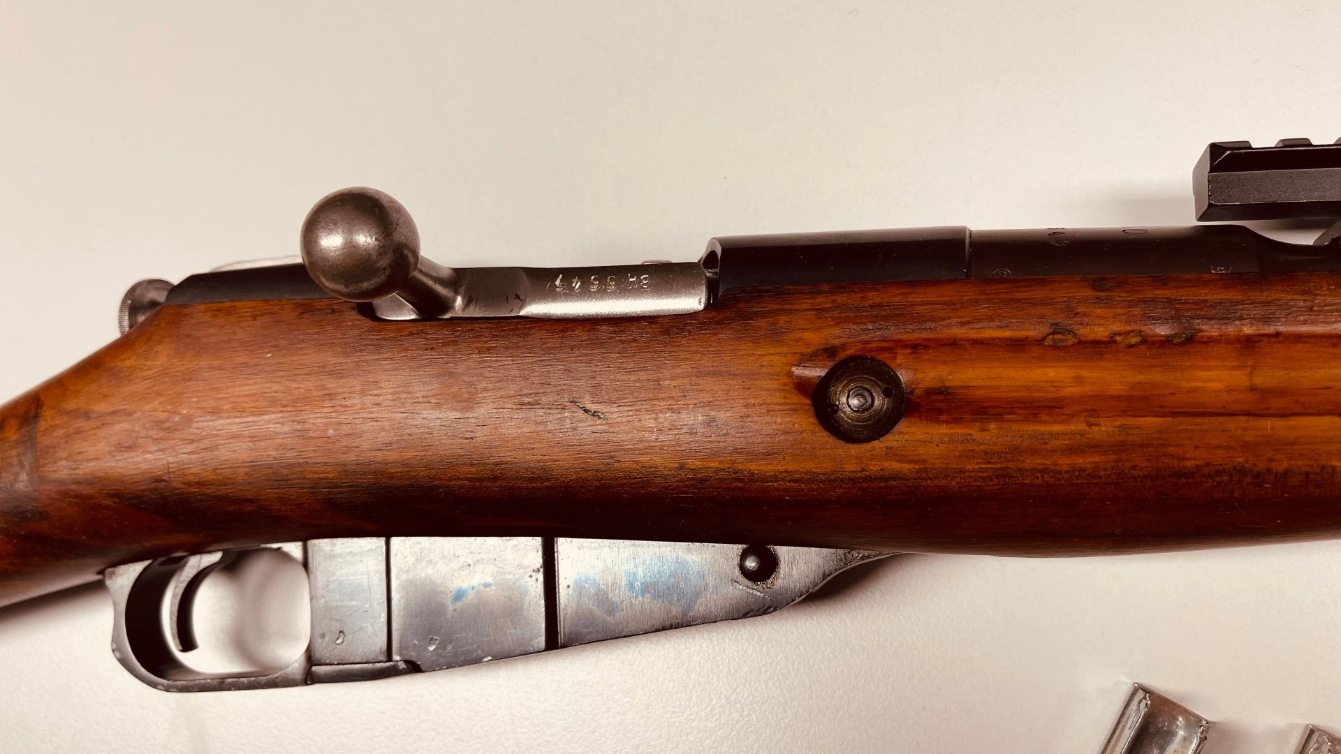 Repetierbüchse Mosin Nagant ( 1950 ) Kal. 7,62x54R mit original Bajonett – Bild 2