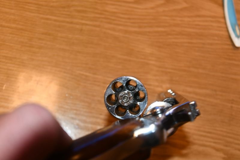 Mauser DA Revolver Mod. L100 Nickel, Cal. 380 Knall – Bild 6