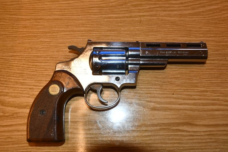 Mauser DA Revolver Mod. L100 Nickel, Cal. 380 Knall – Bild 2