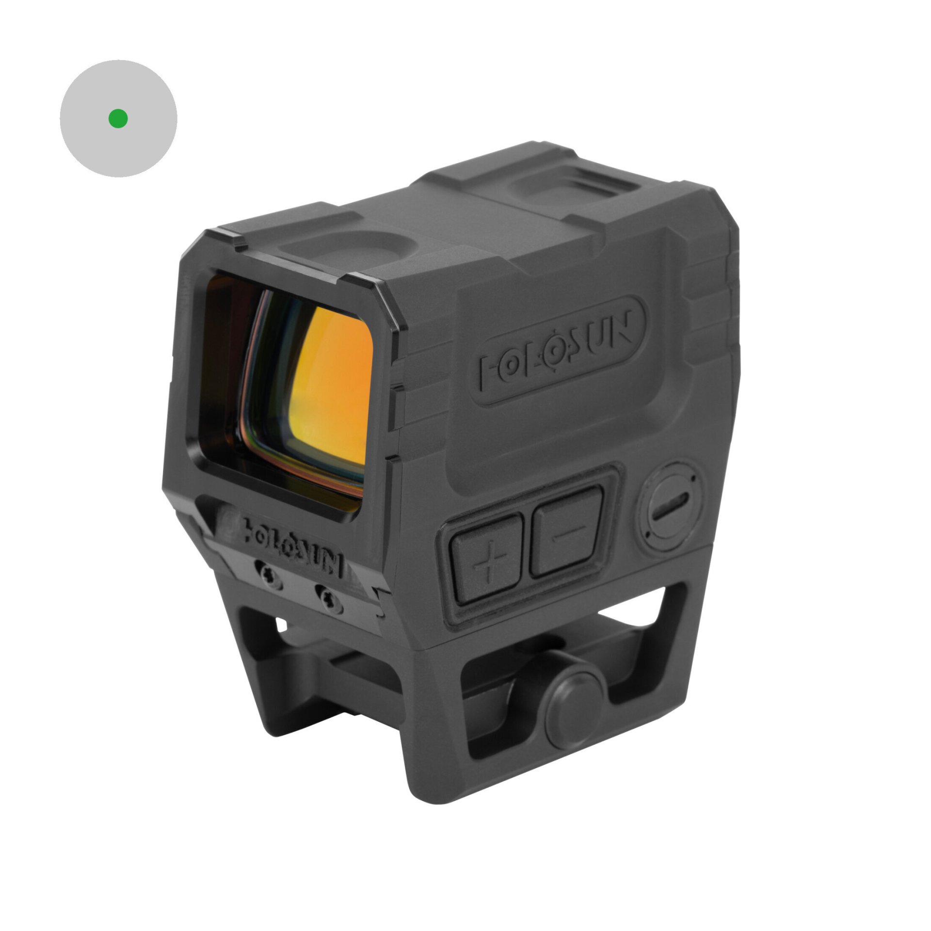 Holosun AEMS-CORE-X2-GR Reflexvisier, 2 MOA Grünpunkt, geschlossen, mit Picatinny-Montage – Bild 1