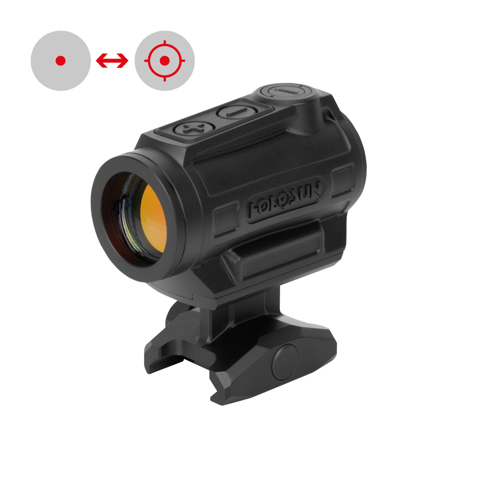 Holosun ARO-CORE Micro Reflexvisier, rot oder gold, 2 MOA Punkt oder MRS Kreisabsehen – Bild 1